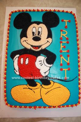 Monkey Birthday Cake on Coolest Mickey Mouse Cake And Cupcakes Birthday Cakes
