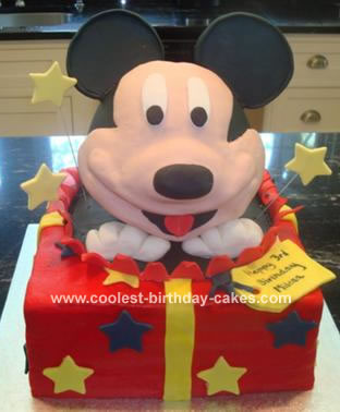  Story Birthday Cakes on Coolest Mickey Mouse Cake 16