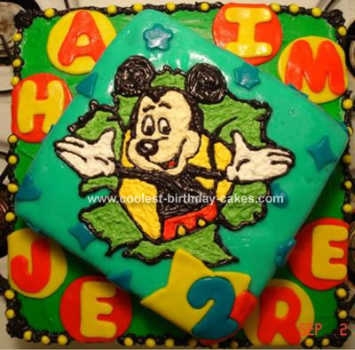 Mickey Mouse Birthday Cake on Coolest Mickey Mouse Cake 19