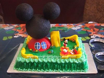 Mickey Mouse Birthday Cakes on Coolest Mickey Mouse Clubhouse Birthday Cake 63
