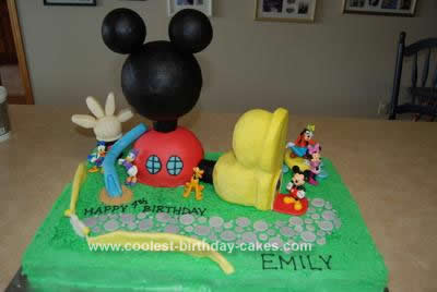 Mickey Mouse Birthday Cakes on Coolest Mickey Mouse Clubhouse Birthday Cake 83
