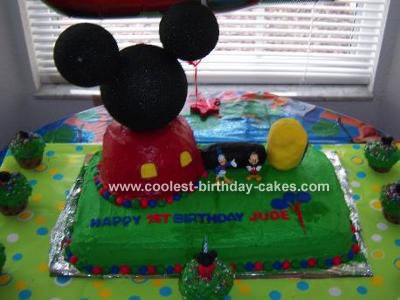 Mickey Mouse Clubhouse Birthday Cake on Coolest Mickey Mouse Clubhouse Cake 13