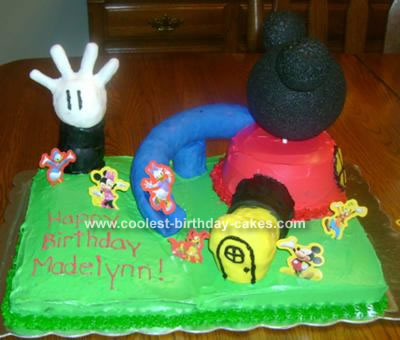 Mickey Mouse Birthday Cake on Coolest Mickey Mouse Clubhouse Cake 18 21324402 Jpg