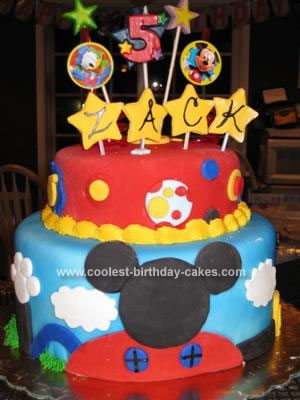 Mickey Mouse Clubhouse Birthday Cake on Mickey Mouse Decorations