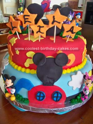 Mickey Mouse Clubhouse Birthday Cake on Coolest Mickey Mouse Clubhouse Cake 75
