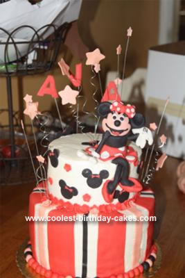Fondant Birthday Cakes on Coolest Minnie Mouse Birthday Cake 27
