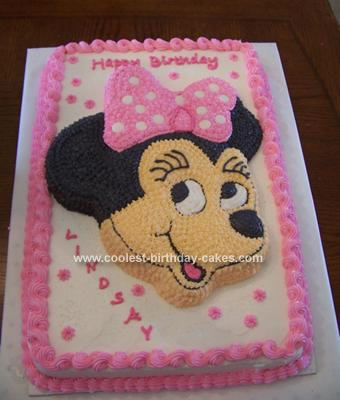 Childrens Birthday Cakes on Minnie Mouse Birthday Cake  Evrise