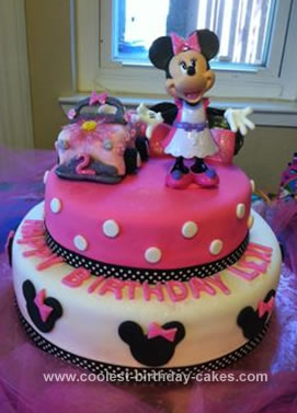 Cars Birthday Cakes on Coolest Minnie Mouse Birthday Cake 93