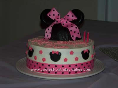 Baby Birthday Cake on Coolest Minnie Mouse Birthday Cake Design 67