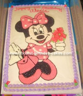  Coolest Birthday Cakes  on Coolest Minnie Mouse Cake 12