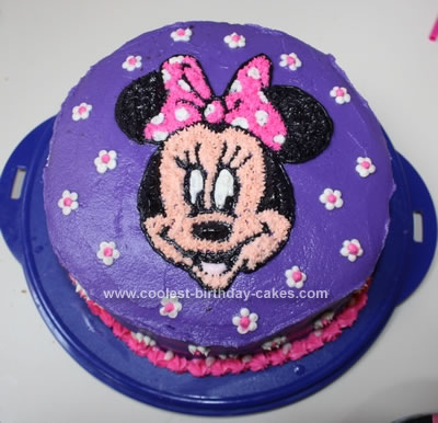 Homemade Birthday Cake on Coolest Minnie Mouse Cake 55