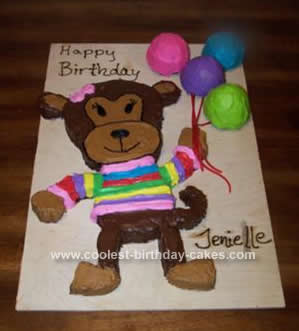 Monkey Birthday Cake on Coolest Monkey Birthday Cake Design 85
