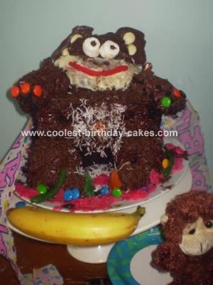 Monkey Birthday Cakes on Monkey Cake