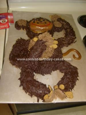Monkey Birthday Cakes on Coolest Monkey Cake 51 21330253 Jpg