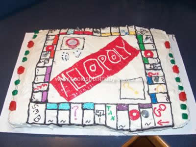   Birthday Cake on Coolest Monopoly Birthday Cake Design 5