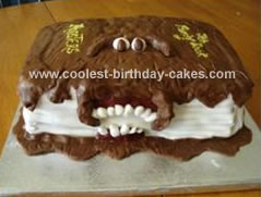 Harry Potter Birthday Cake on Coolest Monster Book Cake 4