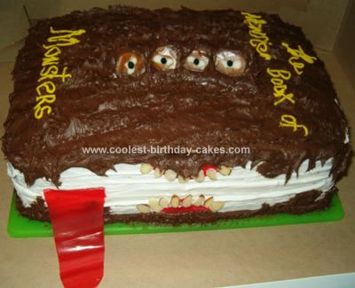 Harry Potter Birthday Cakes on Coolest Monster Book Of Monsters Cake From Harry Potter 8
