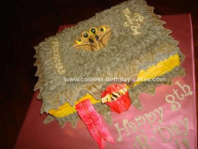 Harry Potter Birthday Cake on Coolest Monster Book Of Monsters Cake  Harry Potter  14