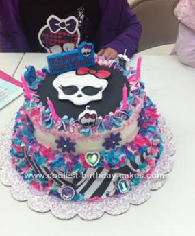 Walmart Birthday Cake Designs on Coolest Monster High Birthday Cake 7