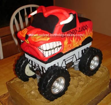 Monster Truck Birthday Cake on Coolest Monster Truck Birthday Cake 47