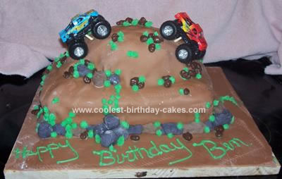 Monster Truck Birthday Cake on Coolest Monster Truck Birthday Cake 58
