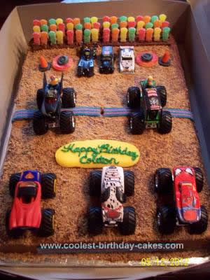 Monster Truck Birthday Cake on Coolest Monster Truck Birthday Cake 96