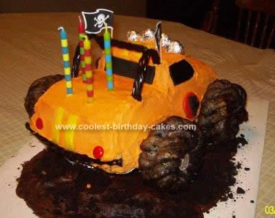 Monster Truck Birthday Cakes on Coolest Monster Truck Birthday Cake Design 84