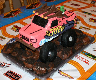 Monster Truck Birthday Cakes on Coolest Monster Truck Birthday Cake Design 87