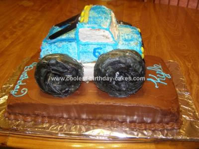 Truck Birthday Party on Coolest Monster Truck Cake 27