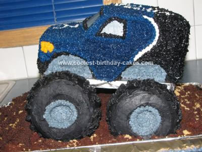 Monster Themed Birthday Party on Truck Cake Ideas