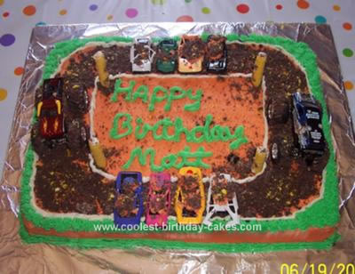 Monster Truck Birthday Cakes on Coolest Monster Truck Jam Cake 67