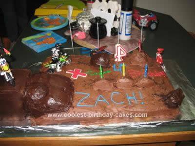 Cupcake Birthday Cakes on Coolest Motocross Birthday Cake 4