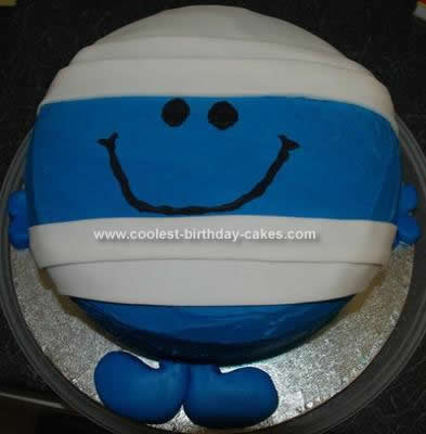 My son wanted a Mr Men Birthday Cake for his 4th birthday, 