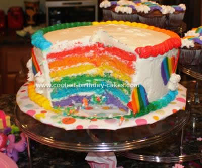 Rainbow Birthday Cake on Coolest My Little Pony Rainbow Cake 66