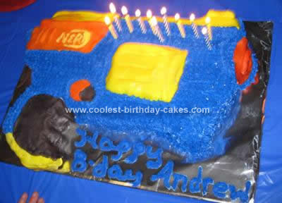 Birthday Cakes Pictures on Coolest Nerf Gun Birthday Cake 48