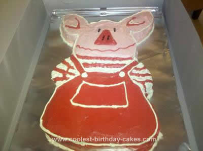Birthday Cakes  York on Olivia The Pig Birthday Cake