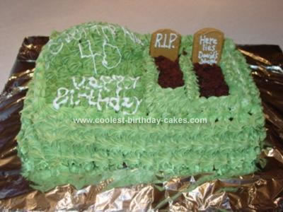 Funny Birthday Cake on Coolest Over The Hill Cake 18