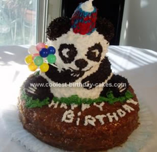 Coolest Panda Birthday Cake 11