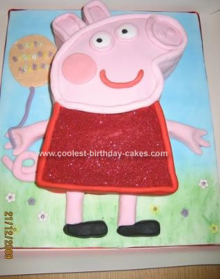 Peppa  Birthday Cake on Coolest Peppa Pig Birthday Cake 14