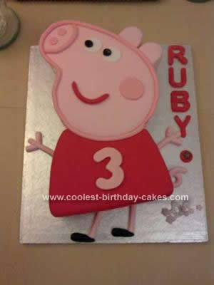 Peppa  Birthday Cake on Coolest Peppa Pig Birthday Cake 32