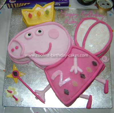 Peppa  Birthday Cake on Coolest Peppa Pig Cake 37