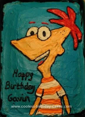Phineas  Ferb Birthday Cake on Coolest Phineas   Ferb Birthday Cake 11