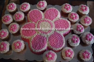  Girl Birthday Cakes on Coolest Pink And White Daisy Flower Cake 45