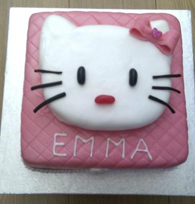 Pink Birthday Cake on Coolest Pink Hello Kitty Cake