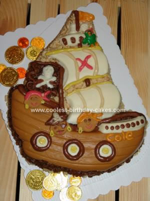 Birthday Cake Games on Coolest Pirate Ship Birthday Cake 102