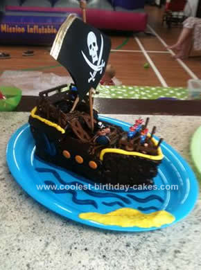 Birthday Cakes on Coolest Pirate Ship Cake 177