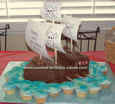 Target Birthday Cakes on Coolest Pirate Ship Birthday Cake 148