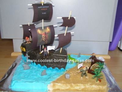 Pirate Birthday Cake on Pirates Cake