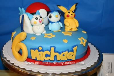 pokemon birthday cake