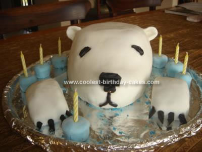 birthday cake 17. Bear Birthday Cake 17